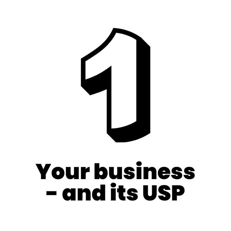 Step 1; the key to protecting your business's most valuable assets - your business - and its usp